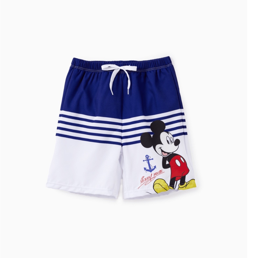 PatPat Blue and White Kids Swim Rashguard